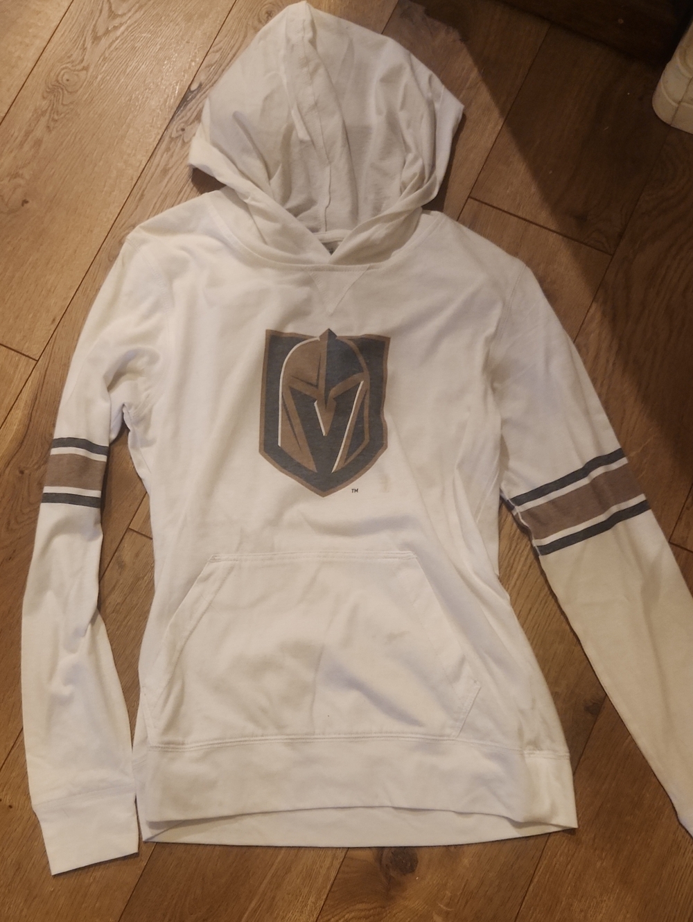 White Hooded Women's Sweater Vegas Golden Knights